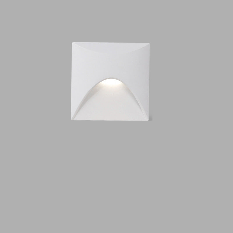 Round Modern Square Aluminum Waterproof LED Wall Sconce