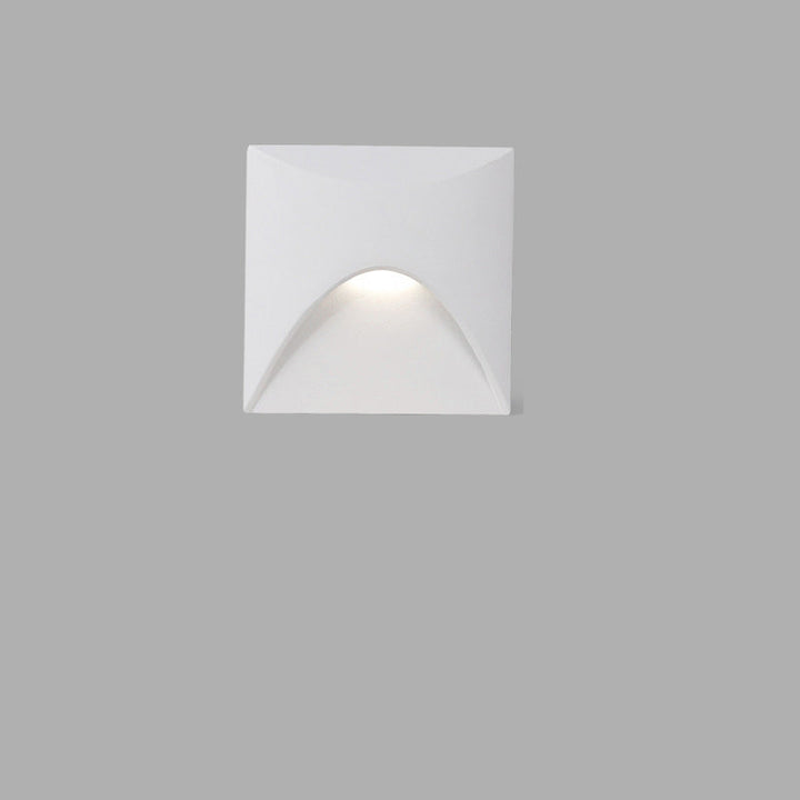 Round Modern Square Aluminum Waterproof LED Wall Sconce