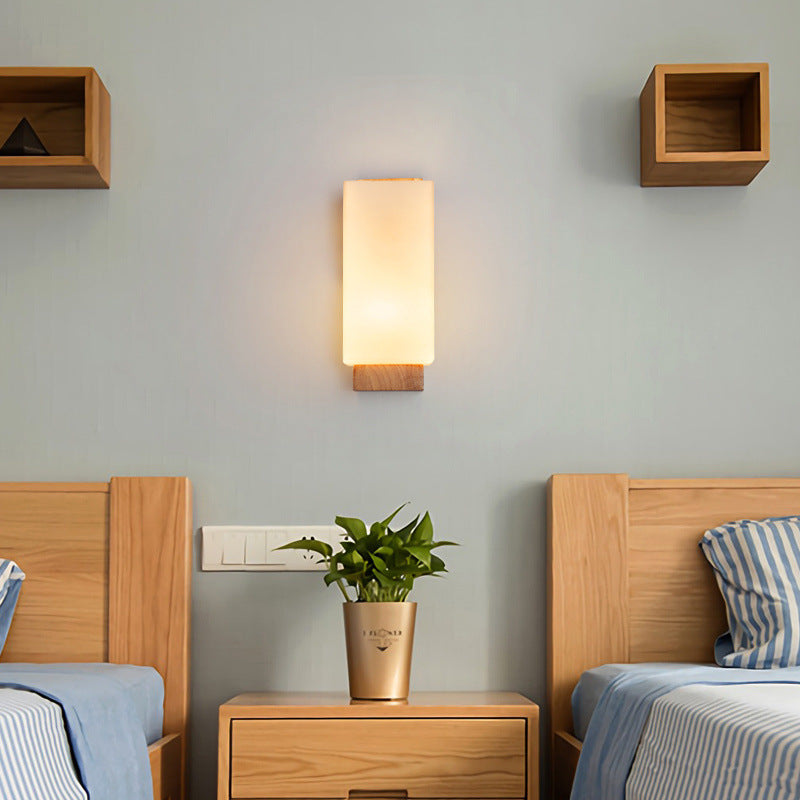 Traditional Glass Wall Sconce