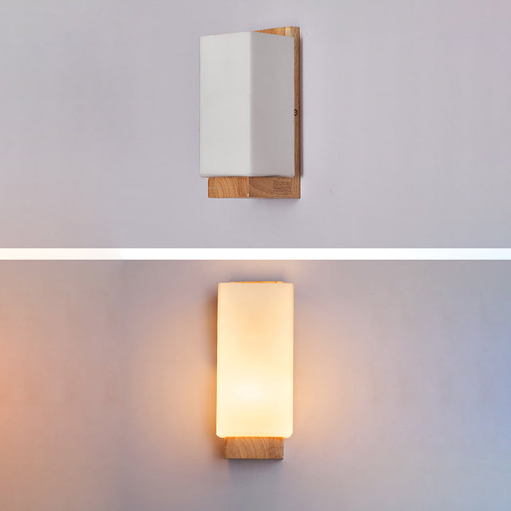 Traditional Glass Wall Sconce