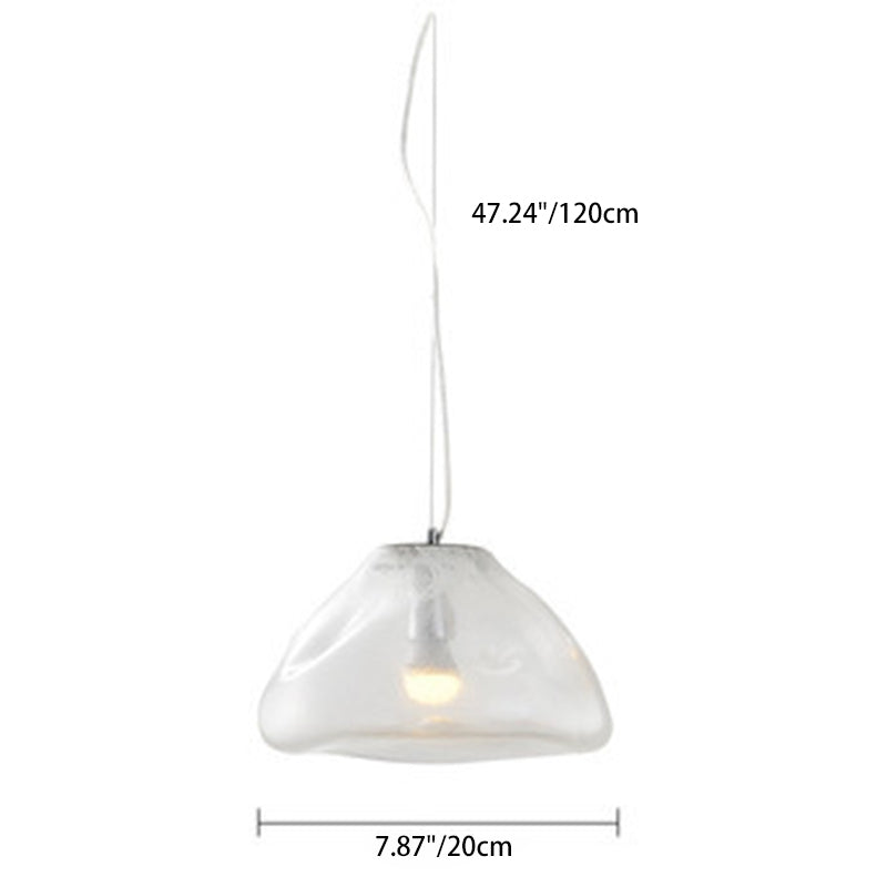 Nordic Round Glass Pendant Light