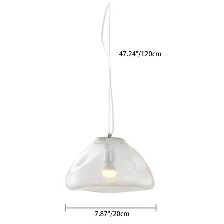 Nordic Round Glass Pendant Light