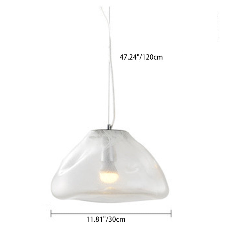 Nordic Round Glass Pendant Light