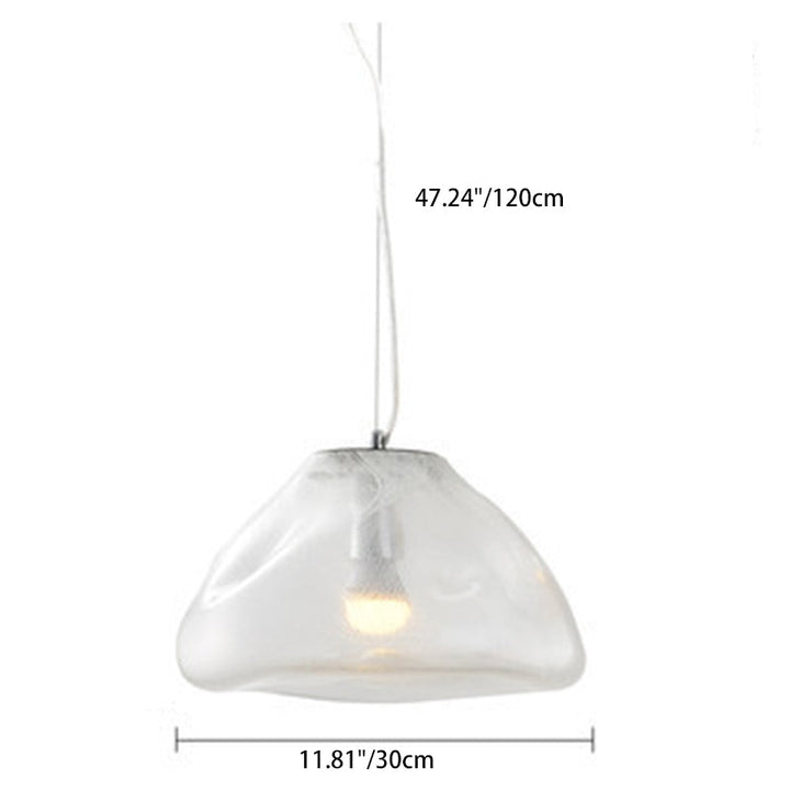 Nordic Round Glass Pendant Light
