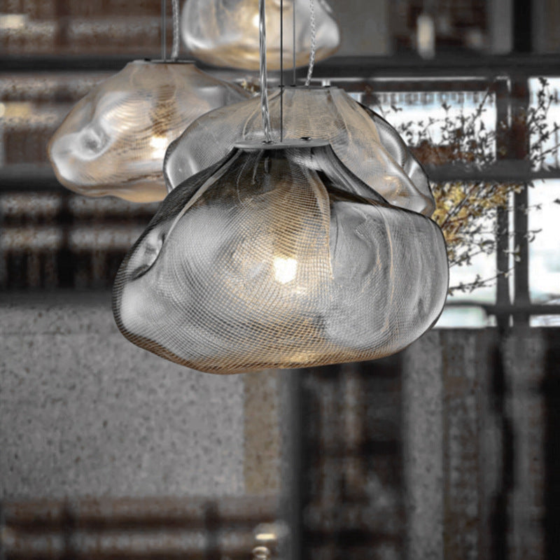 Nordic Round Glass Pendant Light