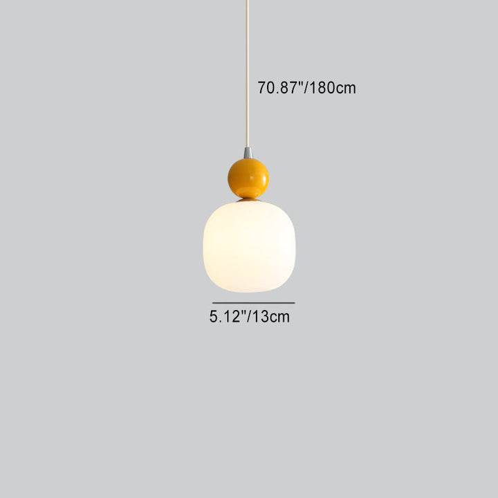 Contemporary Cylinder Resin Pendant Light