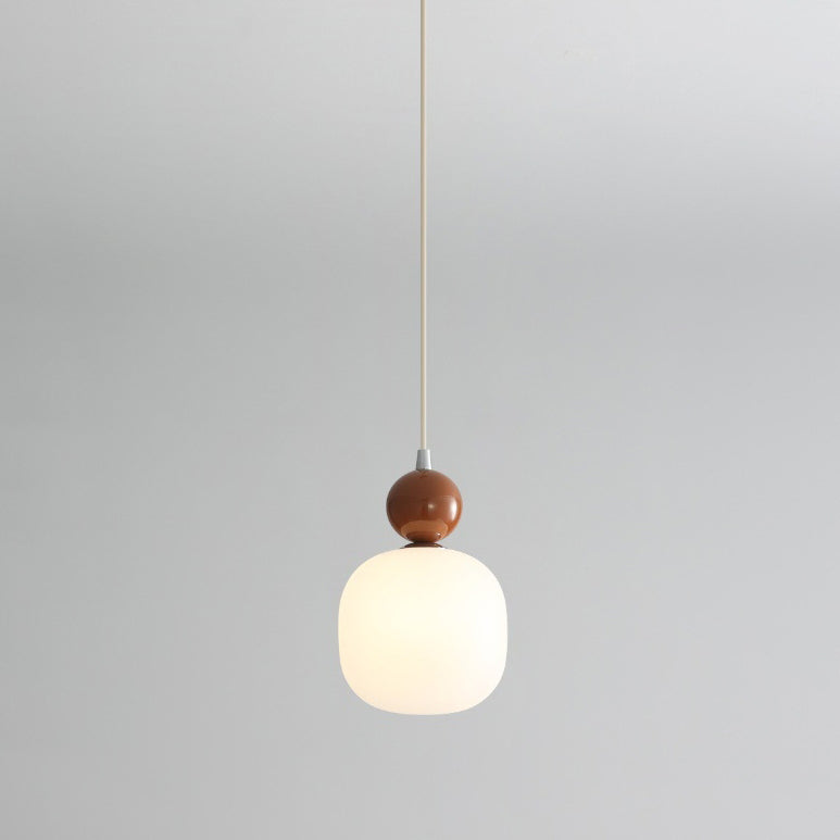 Contemporary Cylinder Resin Pendant Light