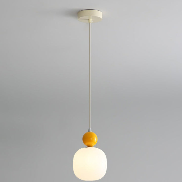 Contemporary Cylinder Resin Pendant Light