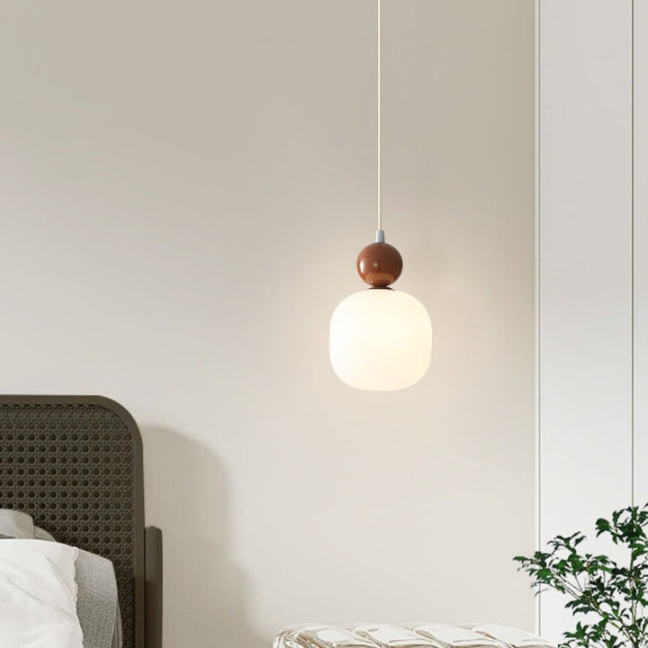 Contemporary Cylinder Resin Pendant Light