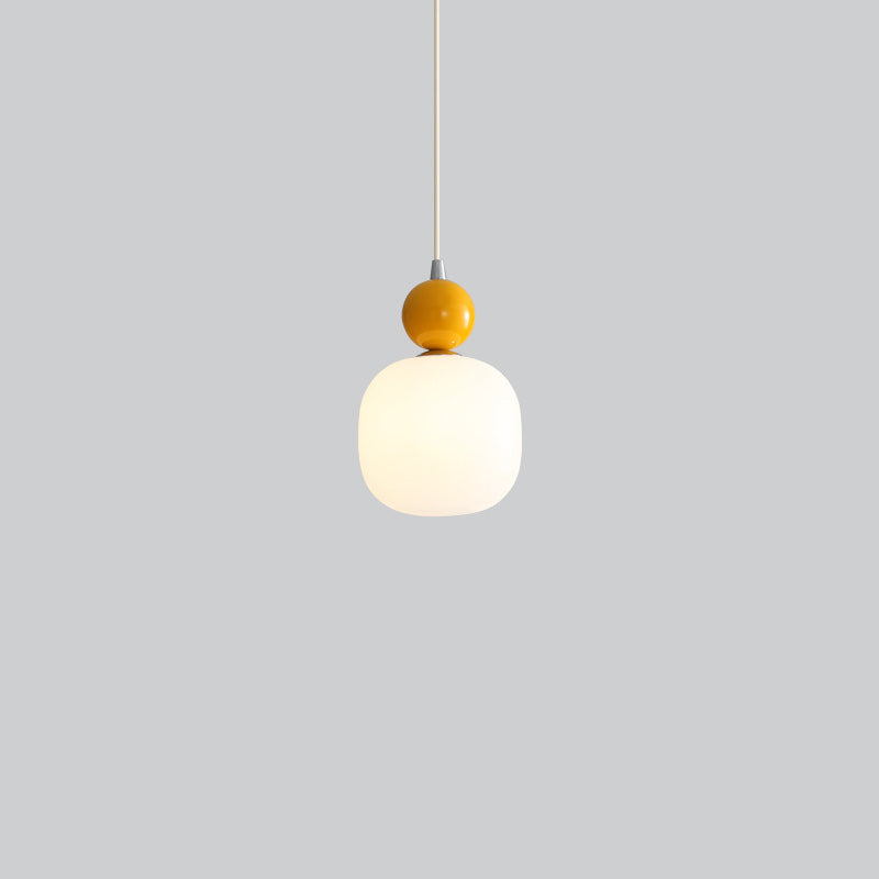 Contemporary Cylinder Resin Pendant Light