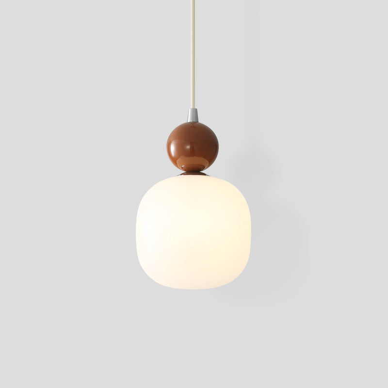 Contemporary Cylinder Resin Pendant Light