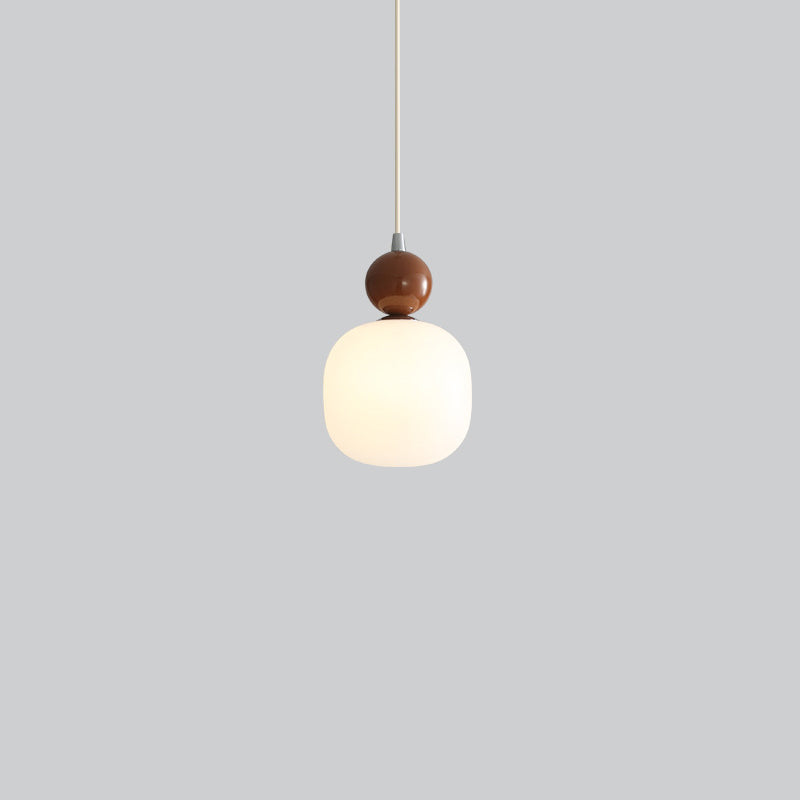 Contemporary Cylinder Resin Pendant Light