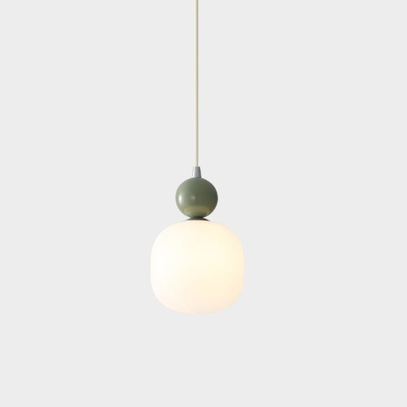 Contemporary Cylinder Resin Pendant Light
