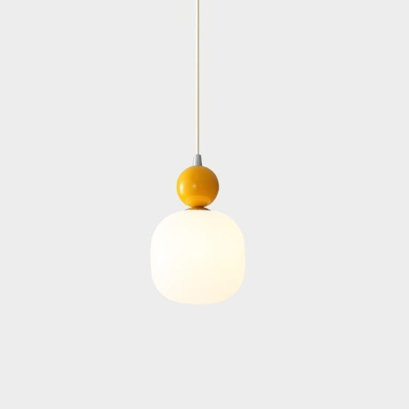 Contemporary Cylinder Resin Pendant Light