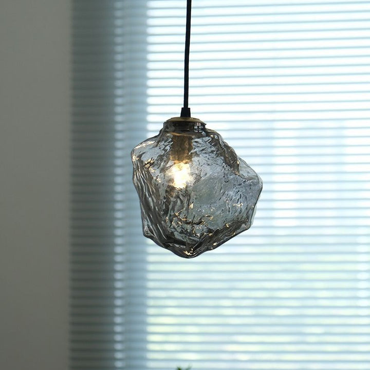 Minimalist Cube Glass Pendant Light