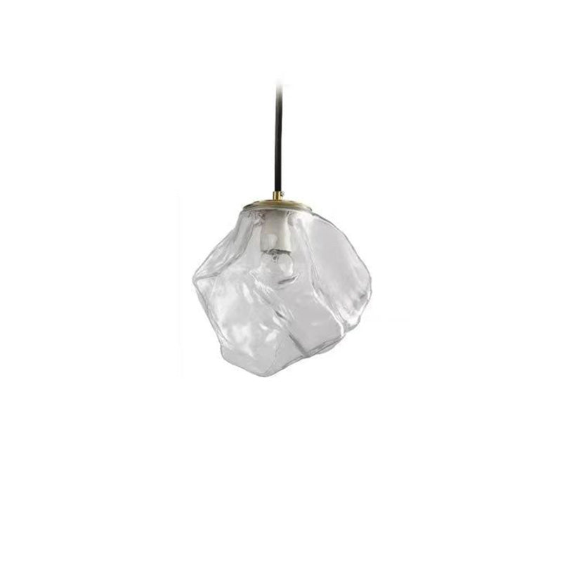 Minimalist Cube Glass Pendant Light