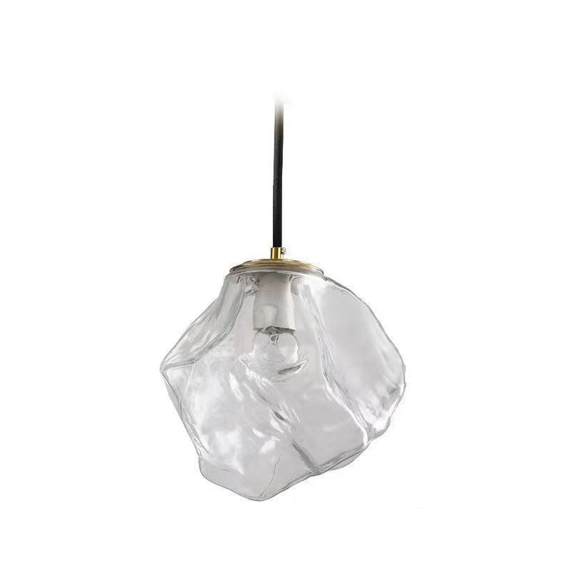 Minimalist Cube Glass Pendant Light