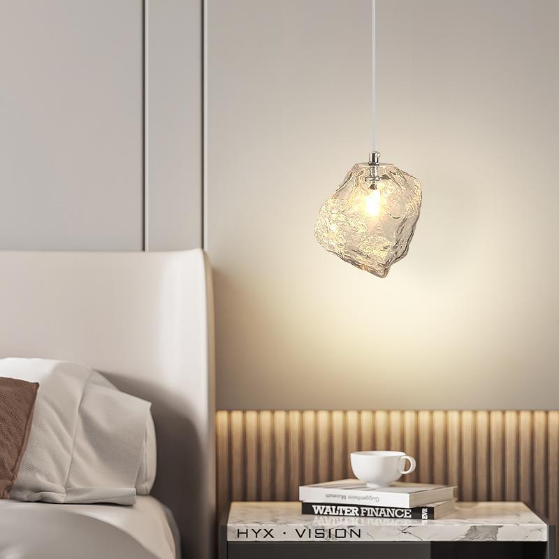 Minimalist Cube Glass Pendant Light