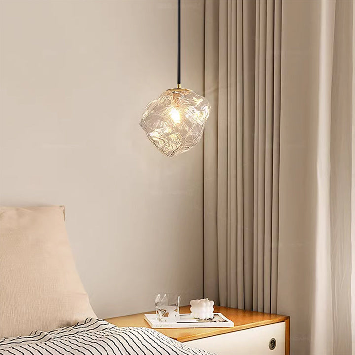 Minimalist Cube Glass Pendant Light