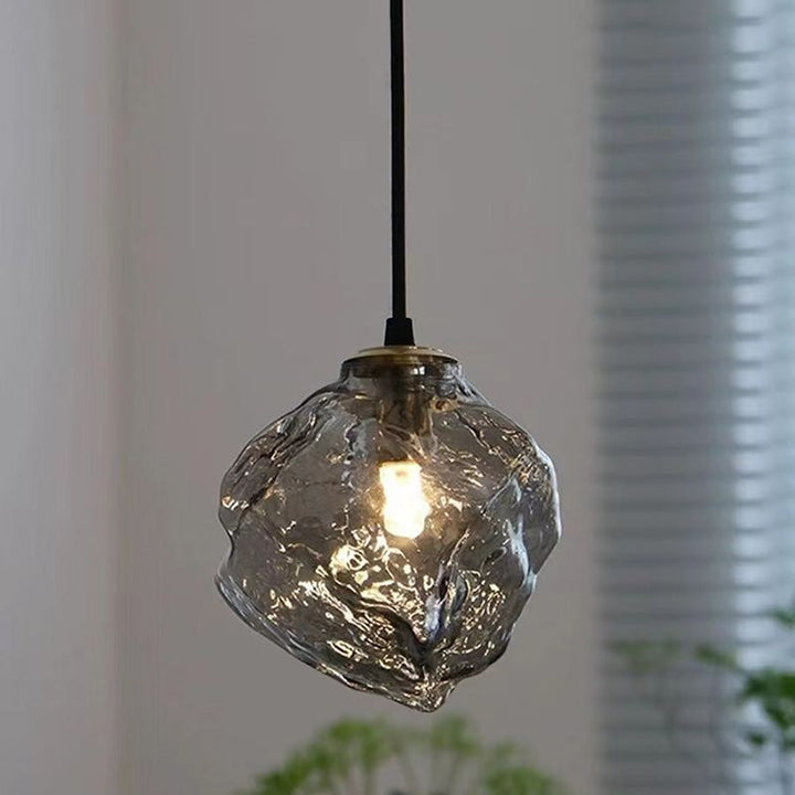 Minimalist Cube Glass Pendant Light