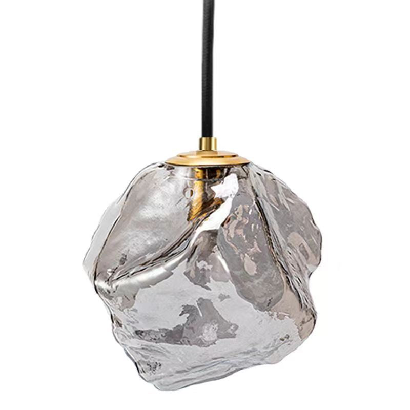 Minimalist Cube Glass Pendant Light