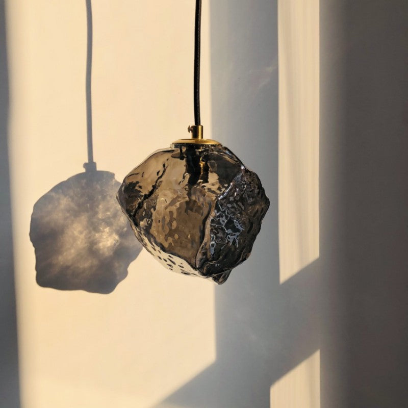 Minimalist Cube Glass Pendant Light