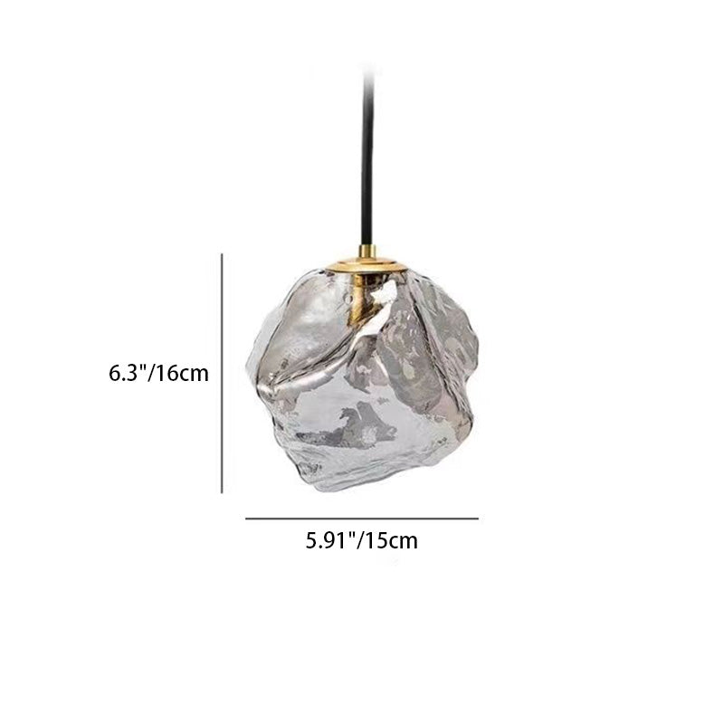 Minimalist Cube Glass Pendant Light