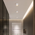 Modern Minimalist Iron Square Downlight 1/2/3/4-Light Flush Mount Ceiling Light For Living Room