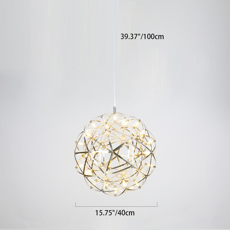 Contemporary Stainless Steel LED Pendant Light