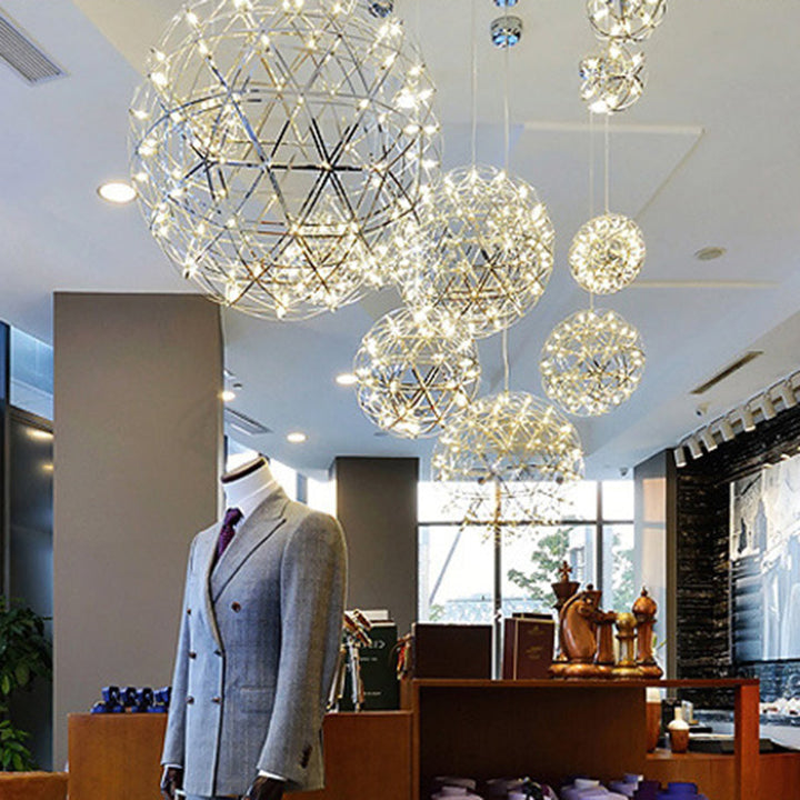 Contemporary Stainless Steel LED Pendant Light