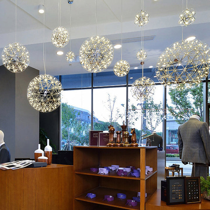 Contemporary Stainless Steel LED Pendant Light