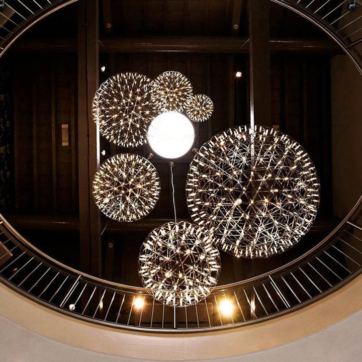 Contemporary Stainless Steel LED Pendant Light