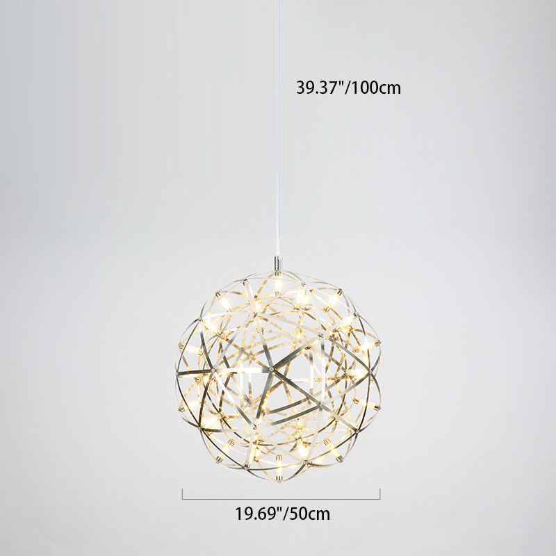 Contemporary Stainless Steel LED Pendant Light