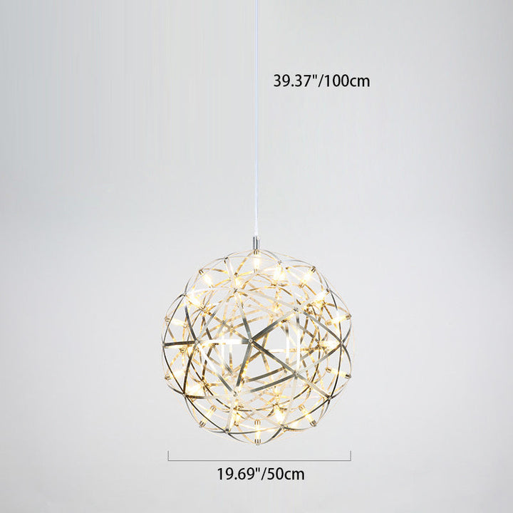 Contemporary Stainless Steel LED Pendant Light