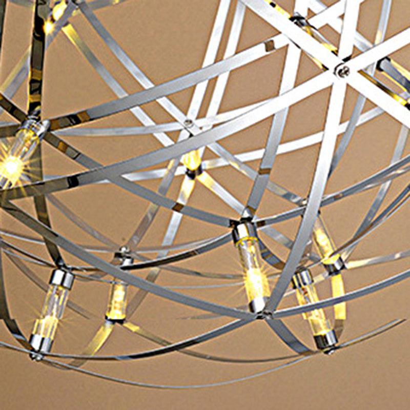 Contemporary Stainless Steel LED Pendant Light