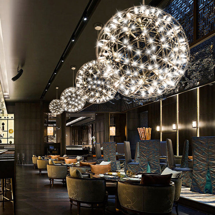 Contemporary Stainless Steel LED Pendant Light