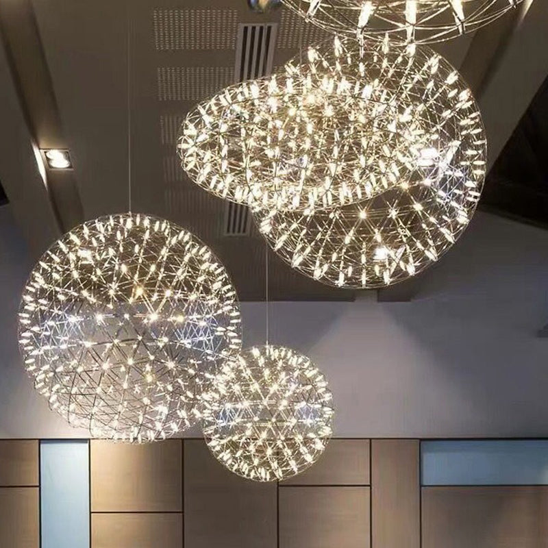 Contemporary Stainless Steel LED Pendant Light