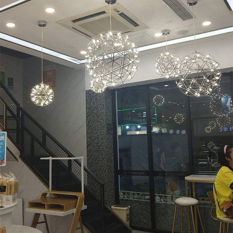 Contemporary Stainless Steel LED Pendant Light