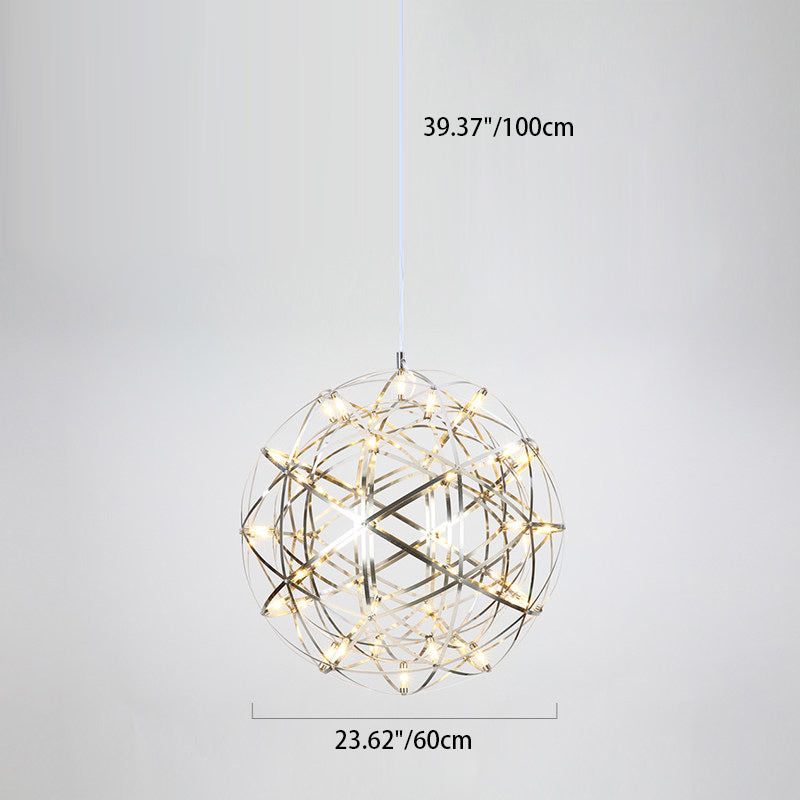 Contemporary Stainless Steel LED Pendant Light