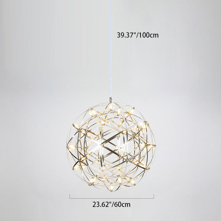 Contemporary Stainless Steel LED Pendant Light