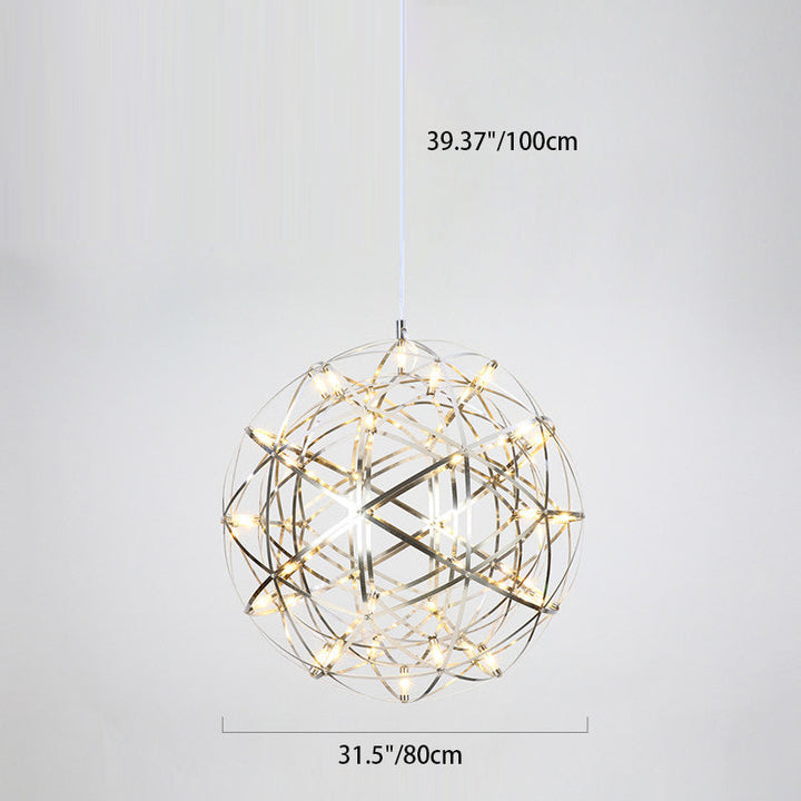 Contemporary Stainless Steel LED Pendant Light