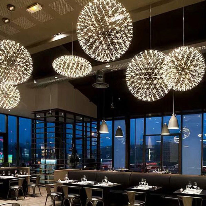 Contemporary Stainless Steel LED Pendant Light