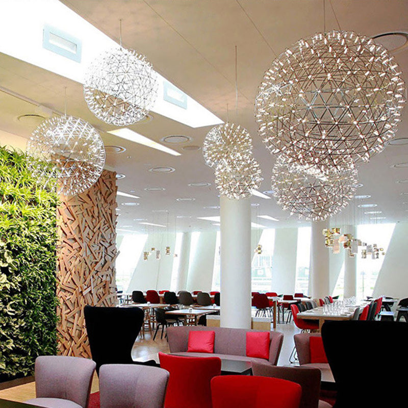Contemporary Stainless Steel LED Pendant Light