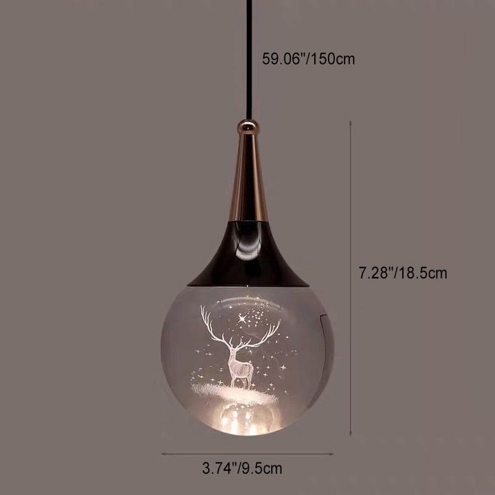 Contemporary Aluminum LED Pendant Light