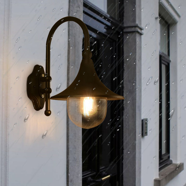 Contemporary Aluminum Waterproof Wall Sconce