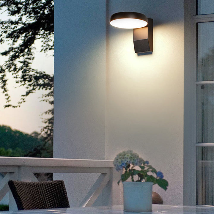 Minimalist Square Aluminum Rotatable LED Wall Sconce