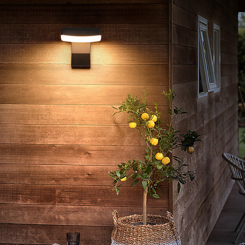Minimalist Square Aluminum Rotatable LED Wall Sconce