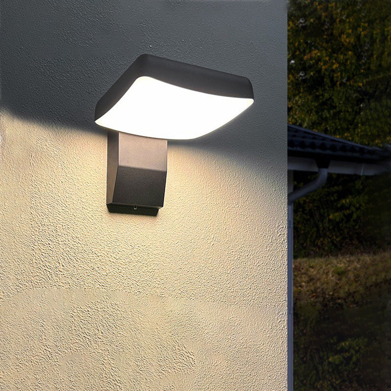 Minimalist Square Aluminum Rotatable LED Wall Sconce