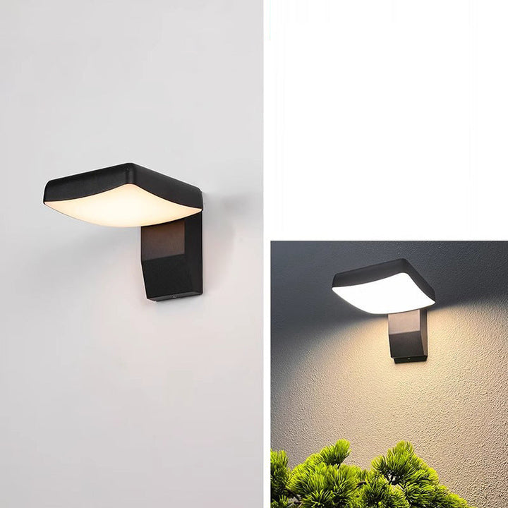 Minimalist Square Aluminum Rotatable LED Wall Sconce