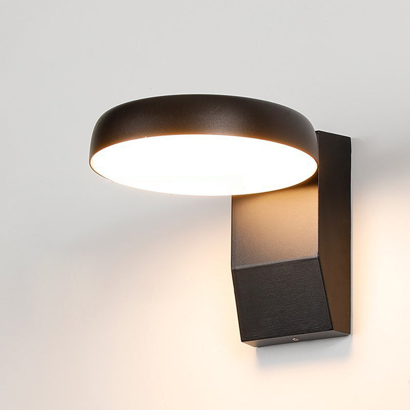 Minimalist Square Aluminum Rotatable LED Wall Sconce